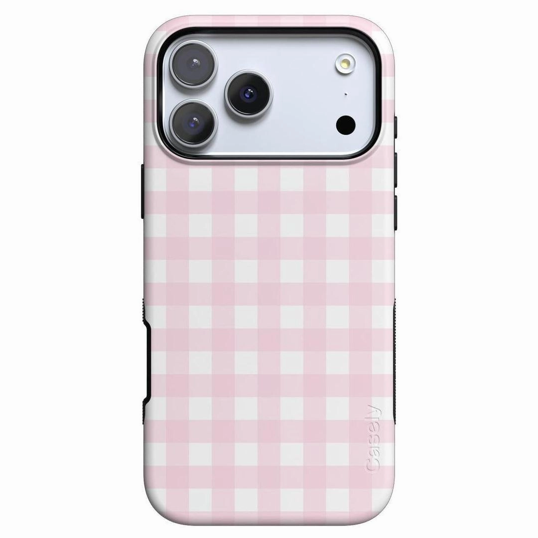 Durable Accessory Protective Look Pink Plaid | Sunday Best Case