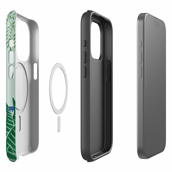 Clear Finish hybrid design iPhone MagSafe Tough Case -  Oranges By Kate Heiss