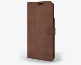 Subtle design Apple iPhone 14 Pro Max - Vintage Leather Wallet Phone Case