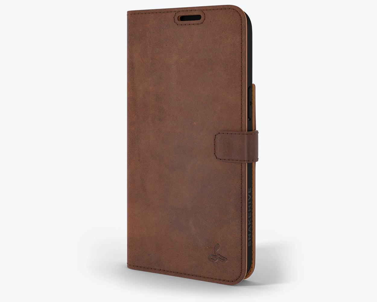 Subtle design Apple iPhone 14 Pro Max - Vintage Leather Wallet Phone Case