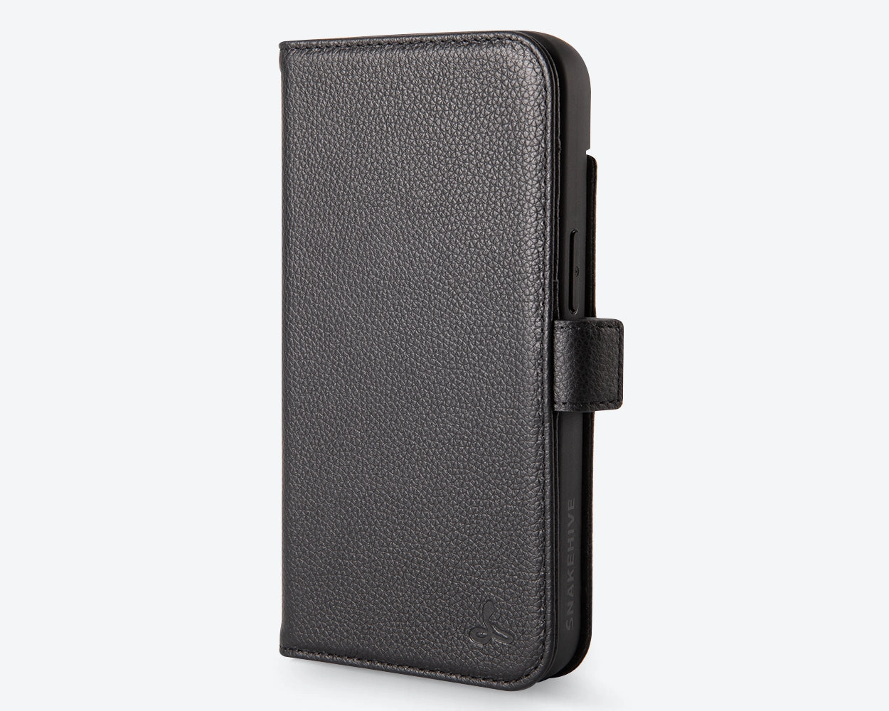 Metal Texture Soft Shape Apple iPhone 16e - Metro Leather Wallet Phone Case