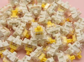 GATERON G PRO 3.0 YELLOW LINEAR SWITCHES FACTORY LUBED EDITION (10PCS) Smooth Actuation Keys