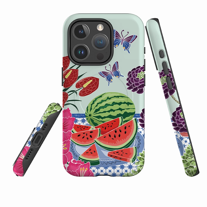 Urban Design iPhone MagSafe Tough Case -  Watermelon By Kate Heiss