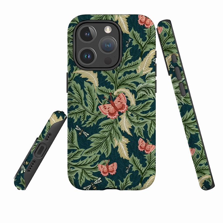 iPhone MagSafe Tough Case - Acanthus By Kate Heiss Comfort Fit Edge Full Coverage