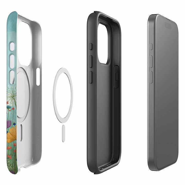 Durable Edge iPhone MagSafe Tough Case - Flower Fairy By Maja Lindberg