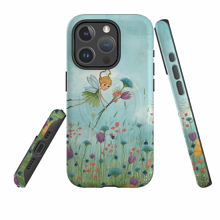 iPhone MagSafe Tough Case - Flower Fairy By Maja Lindberg Ultra Thin