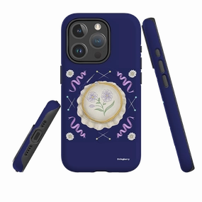 iPhone MagSafe Tough Case -  Daisy Needlework By Catherine Rowe Stylish Texture