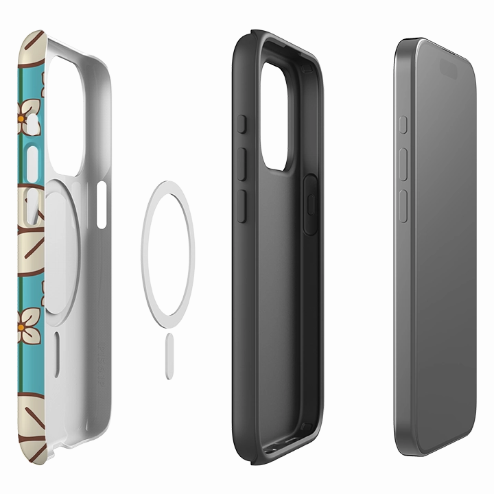 iPhone MagSafe Tough Case -  Hydrangea By Amelia Bowman Vivid Pattern Design