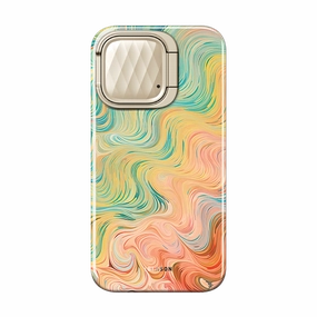 iPhone 15 Pro Cosmo Mag Case - Watercolor Protective Texture Layer
