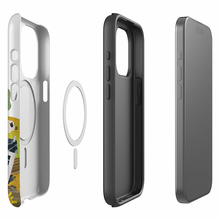 iPhone MagSafe Tough Case - Countryscape II By Tracey English Matte Texture Flexible Edge Texture