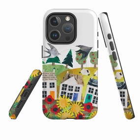 Vivid Design Texture iPhone MagSafe Tough Case - Countryscape II By Tracey English