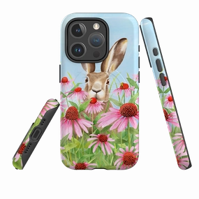 iPhone MagSafe Tough Case - Summer Hare By Bex Parkin Elegant Shield Grip Assist
