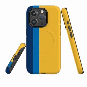 iPhone MagSafe Tough Case - New York Chroma Stripe Smooth Edges