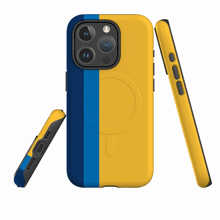 iPhone MagSafe Tough Case - New York Chroma Stripe Protective Build