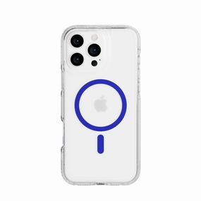 Clear Finish Ultra light FlexQuartz - Apple iPhone 16 Pro Max Case MagSafe Compatible - Electric Blue