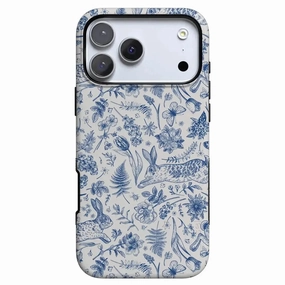 Hop & Bloom | Bunny Toile Case Color Pattern