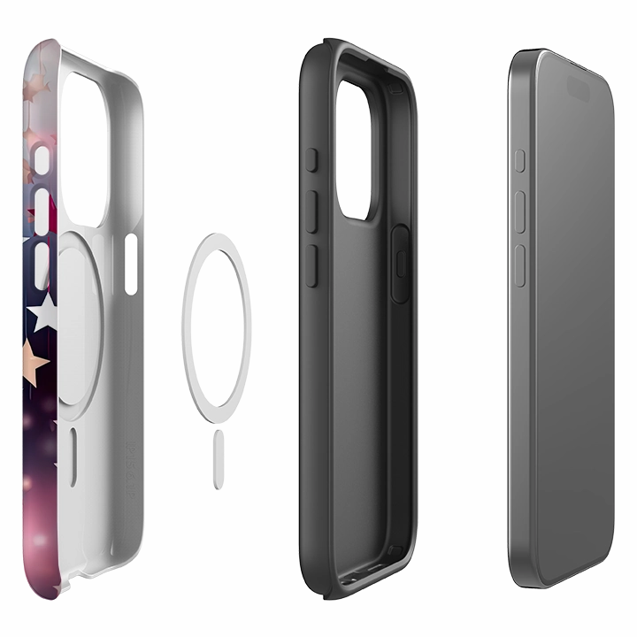 iPhone MagSafe Tough Case - Star Struck Soft Detail Hand Friendly