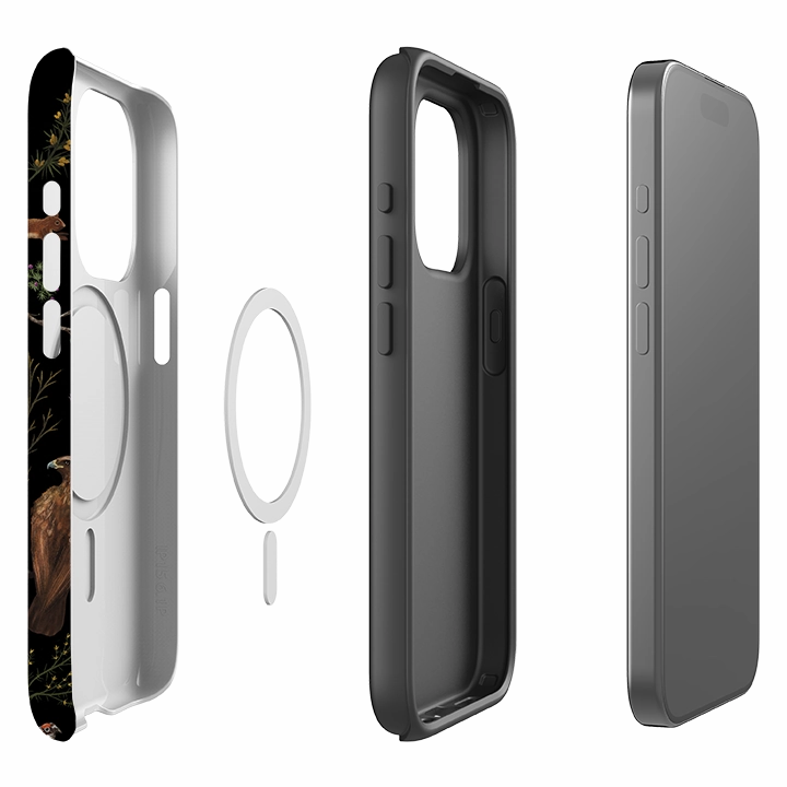 Matte Pattern Design iPhone MagSafe Tough Case -  Highland Wildlife By Anna Stead