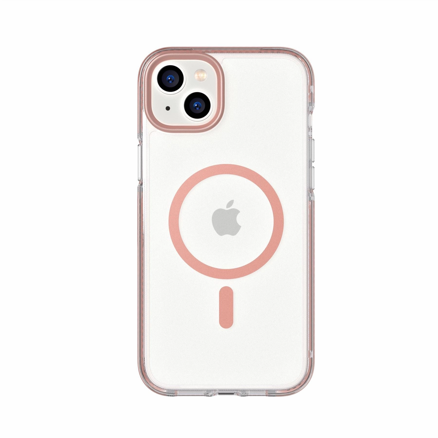 EvoCrystal - Apple iPhone 14 Plus Case MagSafe Compatible - Rose Gold Grip Enhanced Flexible Surface Texture