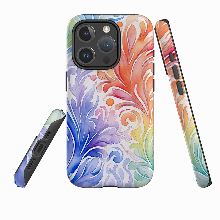 iPhone MagSafe Tough Case - Cosmic Waves II Travel Essential Classic Pattern