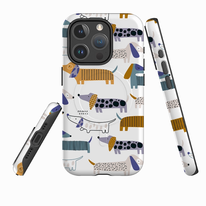 iPhone MagSafe Tough Case -  Sausage Dog II Hybrid Finish