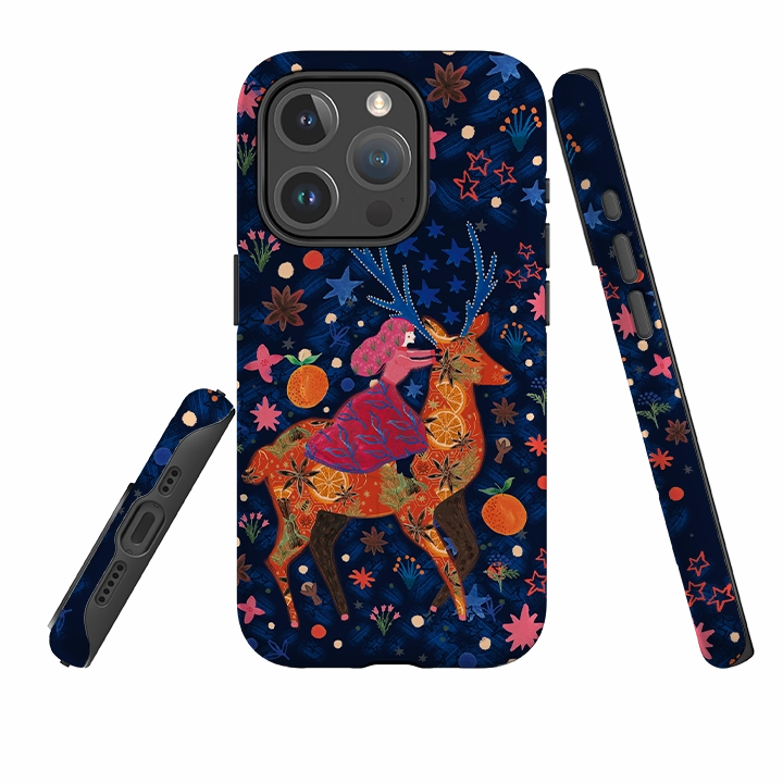 Travel Companion Soft Texture iPhone MagSafe Tough Case - Sugar and Spice I By Emma Frances Grant