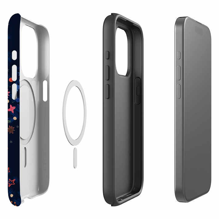 iPhone MagSafe Tough Case - Sugar and Spice I By Emma Frances Grant Gloss Finish