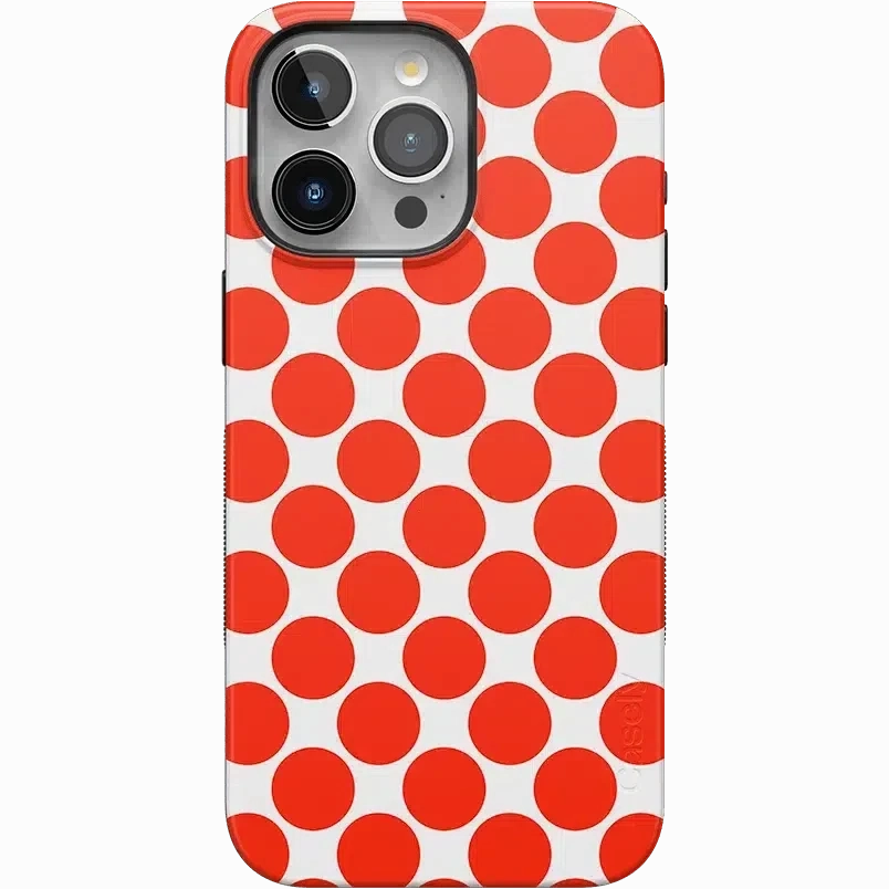 Soft Edge Look Red Dots | High Contrast Design Case