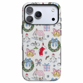 Classic Touch Matte Finish Christmas Morning | Vintage Cartoon Case