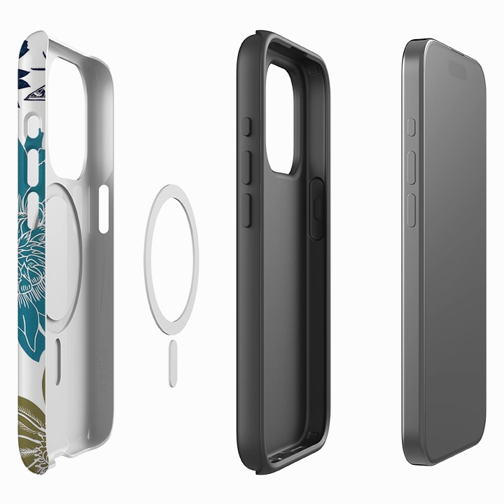 Soft Feelings iPhone MagSafe Tough Case -  Cottage Garden Dragonfly By Kate Heiss