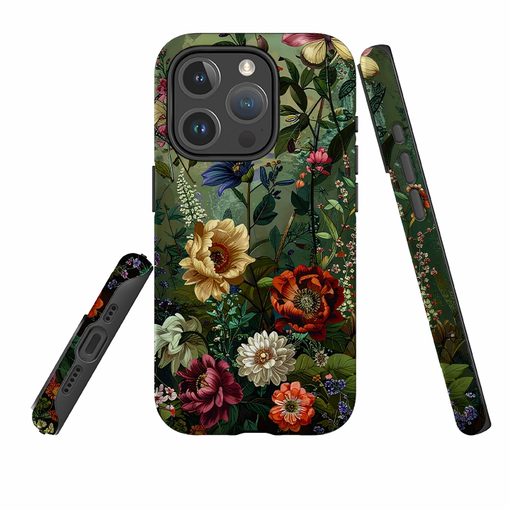 iPhone MagSafe Tough Case - Green Vyne Colour Premium Surface Texture