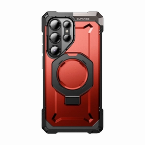 Practical Design Galaxy S25 Ultra UB Grip MagSafe Phone Case-Metallic Red