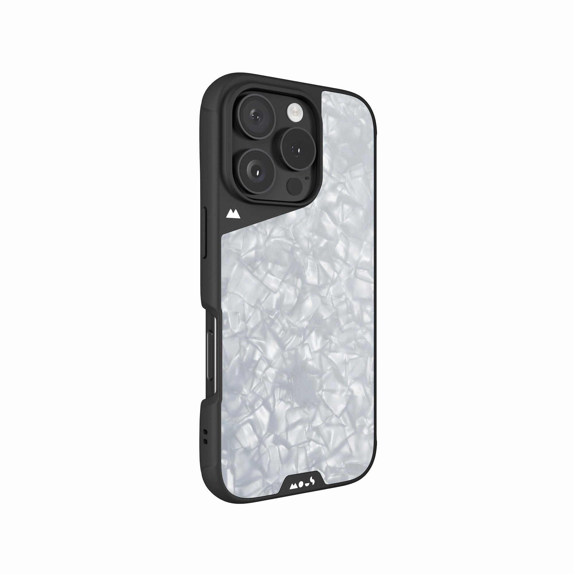 Silver Pearl Protective Phone Case - Limitless Durable Design Refined Form