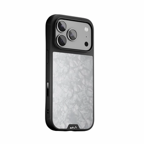 Modern Accessory Clear Finish Silver Pearl Protective Phone Case - Limitless