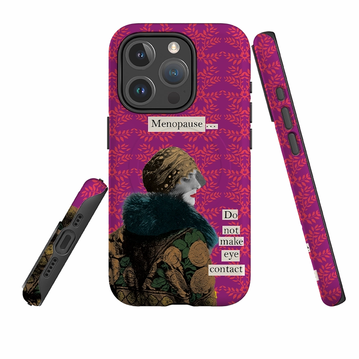 iPhone MagSafe Tough Case -  Menopause By Clare Jordan Comfort grip design Protective Form Fit