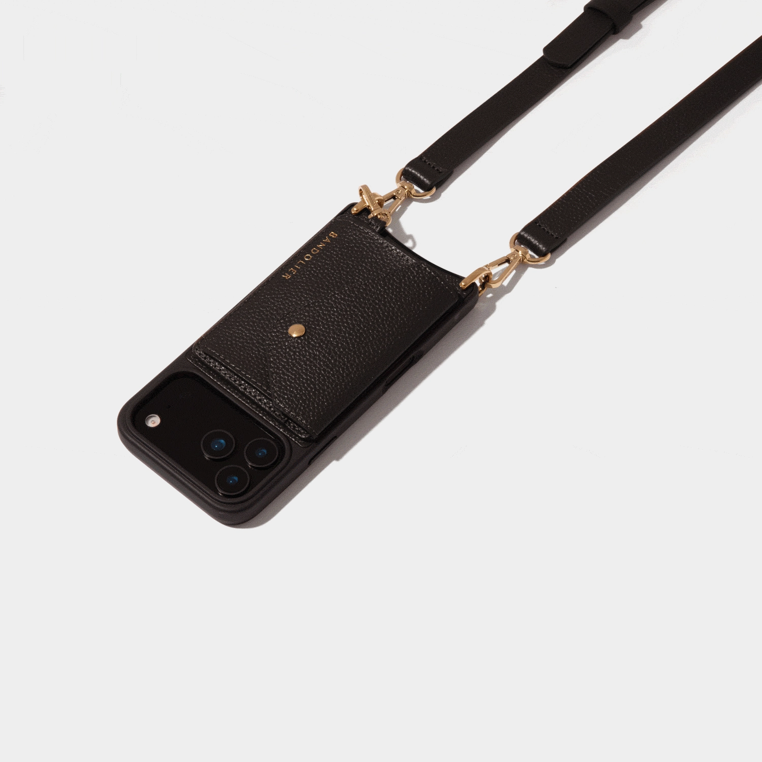 Protective Form Protective Layering Remi Magnet Wallet Crossbody Phone Case - Black/Gold