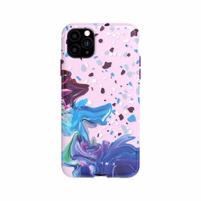 Minimal Edge Design Premium Style Remix in Motion - Apple iPhone 11 Pro Max Case - Orchid