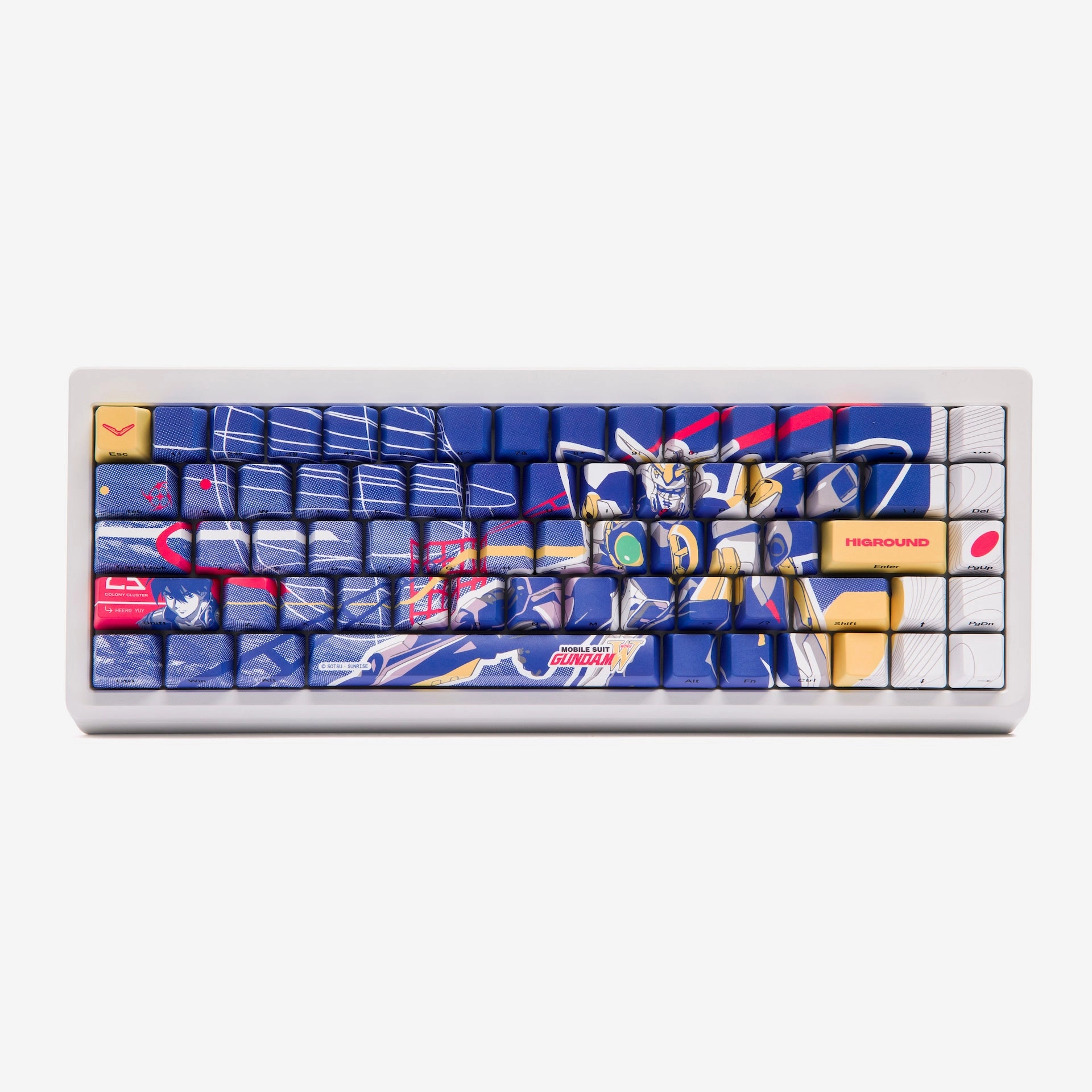 Gundam x HG Summit 65 Keyboard - 01W Keyboard Hobbyist Setup Kit