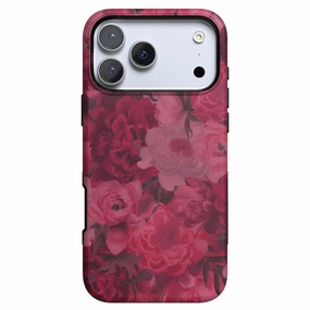 Smooth Coating Soft Edge Texture Romance Novel | Moody Floral Case