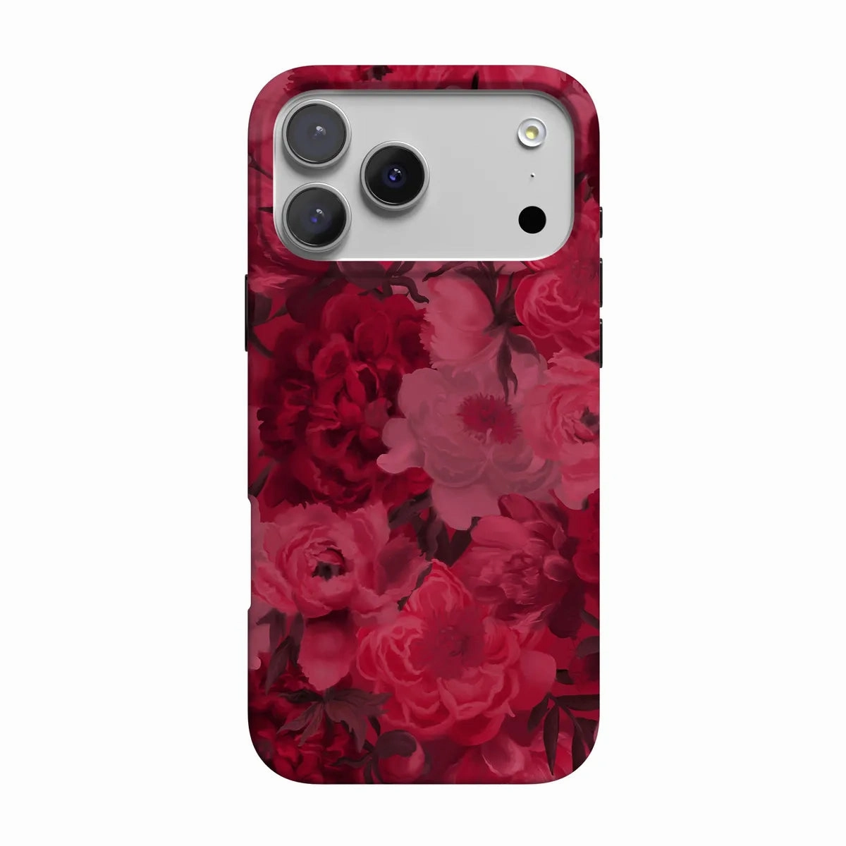 Compact Fit Soft Look Texture Romance Novel | Moody Floral Case