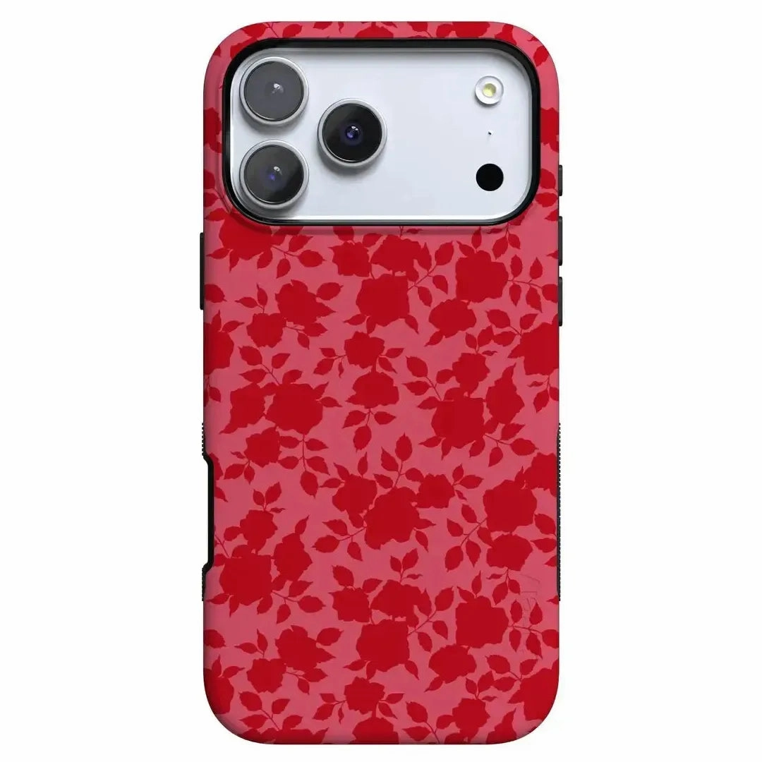 Smooth Design Rose Garden | Red Aesthetic Case