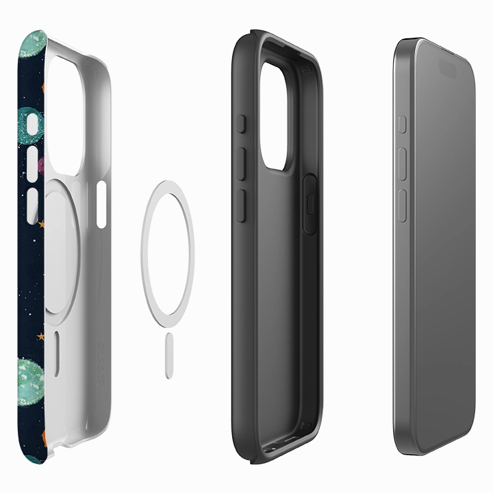 iPhone MagSafe Tough Case - Far Far Away By Katherine Quinn Clear Edge Soft Feel