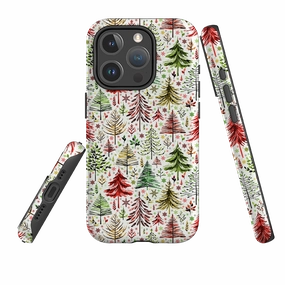 iPhone MagSafe Tough Case -  Xmas Trees By Elisabeth Haager Eco Friendly