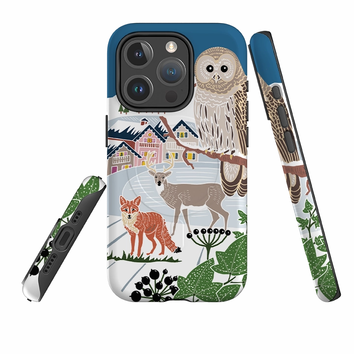 Travel Essential iPhone MagSafe Tough Case -  Winter II By Kate Heiss