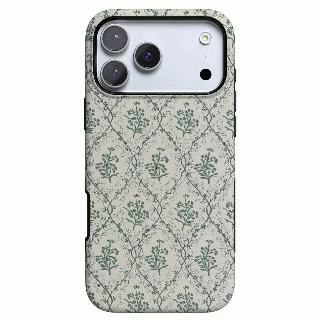 Modern Finish Elegant Surface Sage Tapestry | Floral Vines Case