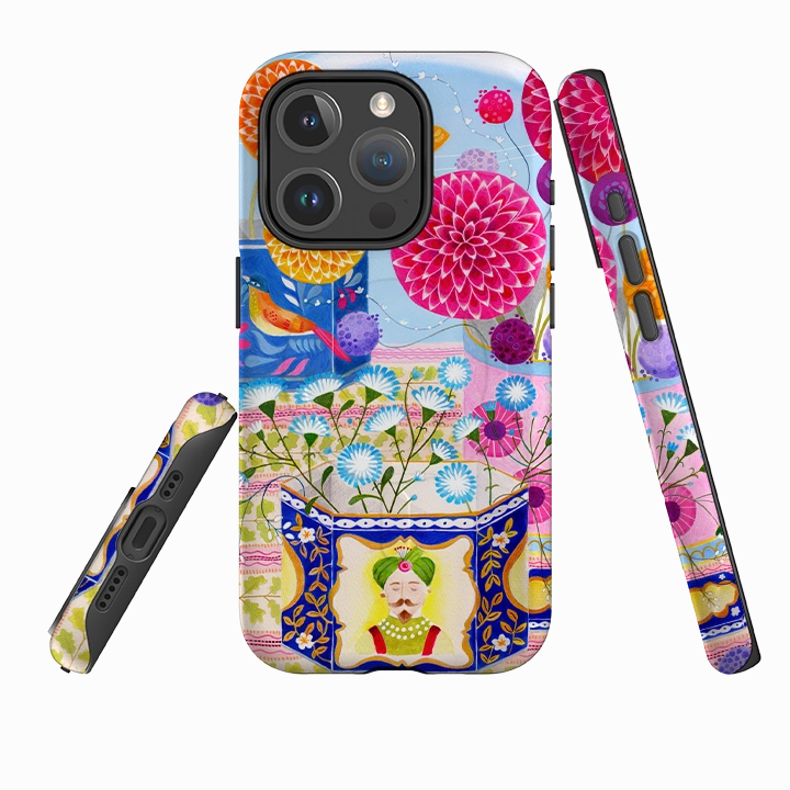 Phone Accessory Fashion Texture iPhone MagSafe Tough Case - Tea Caddies By Bex Parkin