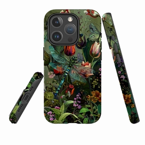 iPhone MagSafe Tough Case - Green Vyne Dragonfly Outdoor Use