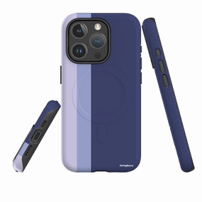 Shock Cushion Comfort Texture Layer iPhone MagSafe Tough Case - Munich Chroma Stripe