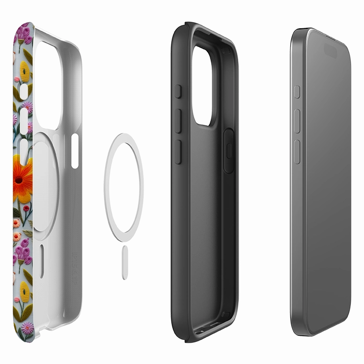 iPhone MagSafe Tough Case - St Bedes Hybrid Grip Finish Elegant Layer Texture