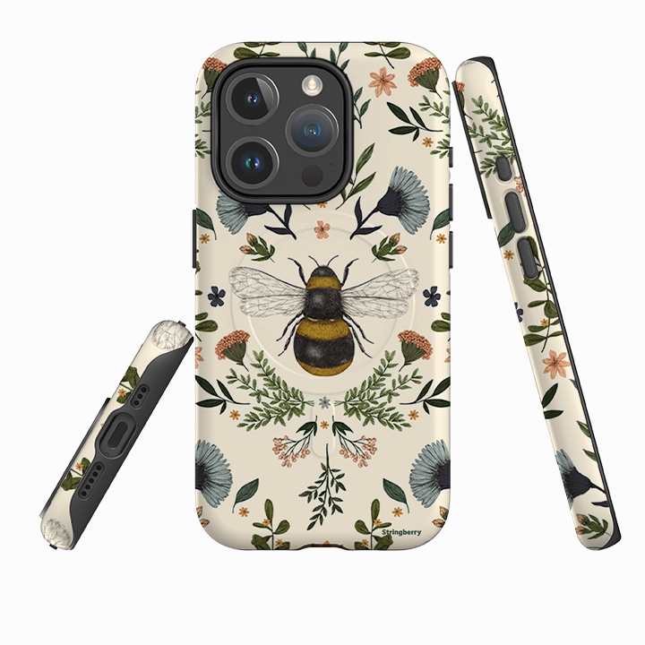 iPhone MagSafe Tough Case -  Bumble By Jade Mosinski Soft Detail Layer Bold Look